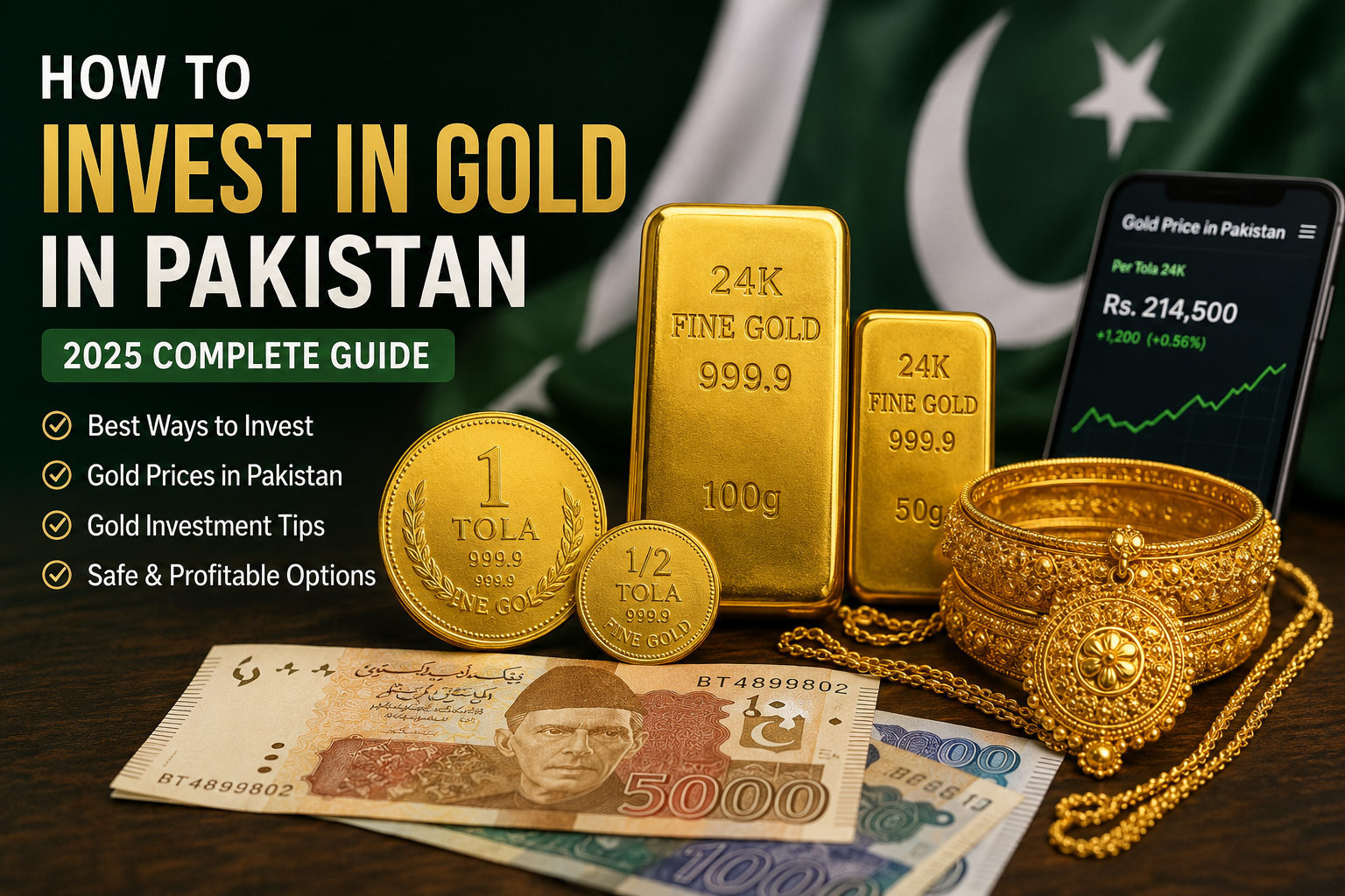 how to invest in gold in Pakistan