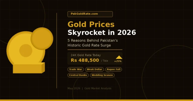 why gold rate is increasing in Pakistan 2026